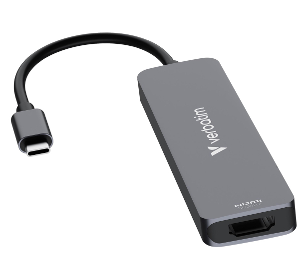 VERBATIM USB-C Essentials Multiport Hub 6 Port with card reader - 1340196 - zdjęcie 2